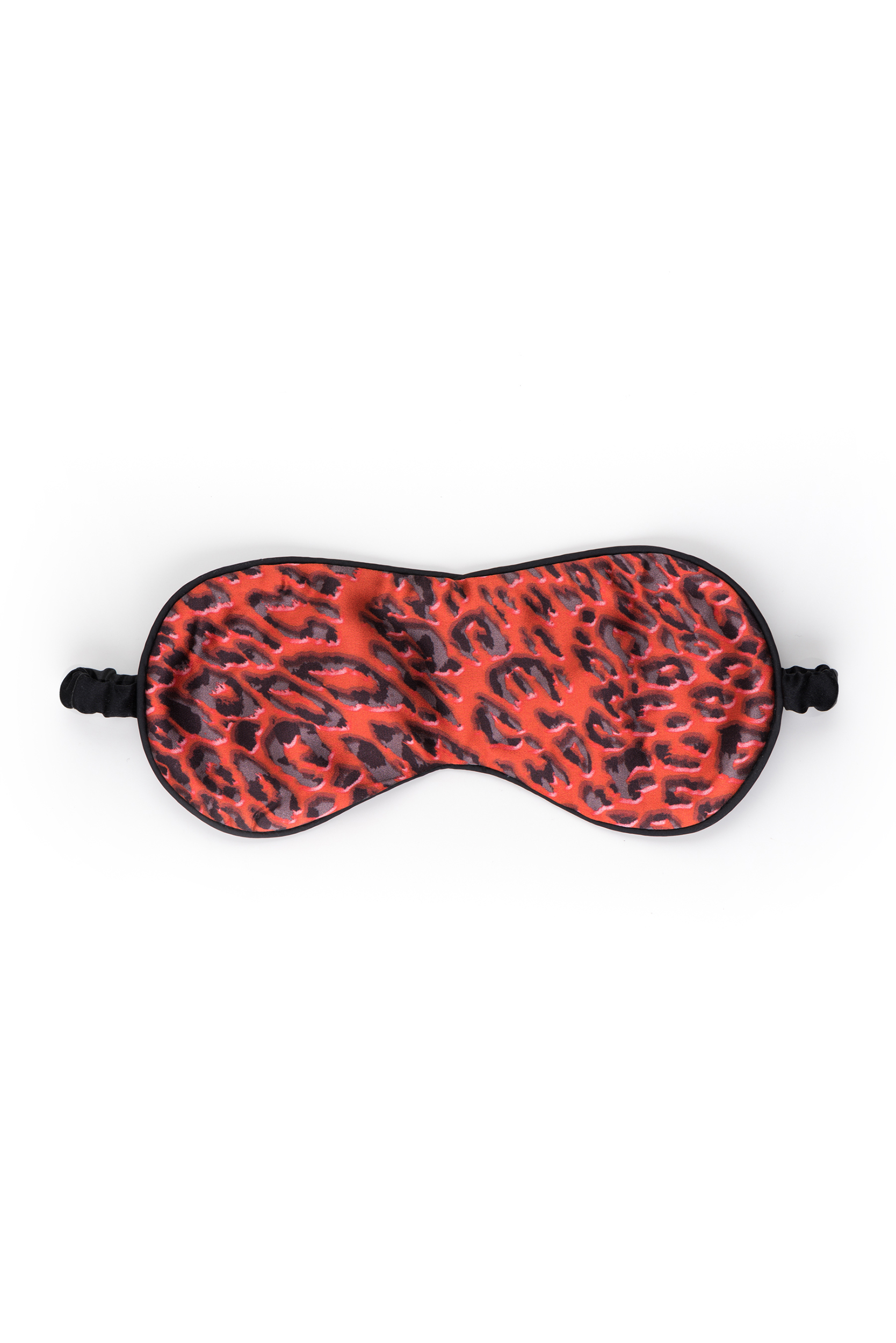 leopard print silk eye mask